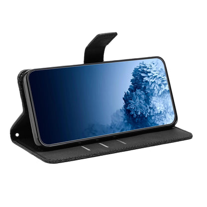 ELECTROPRIME For iPhone 15 Mandala Embossed Flip Leather Phone Case(Black)