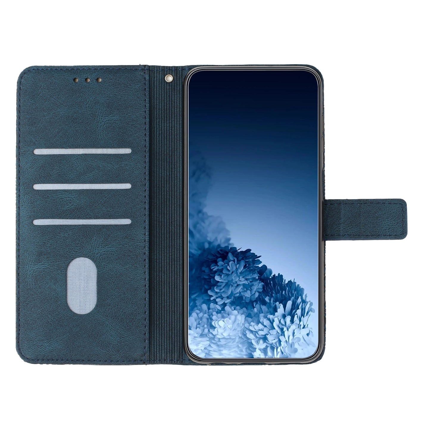 ELECTROPRIME For iPhone 15 Mandala Embossed Flip Leather Phone Case(Blue)