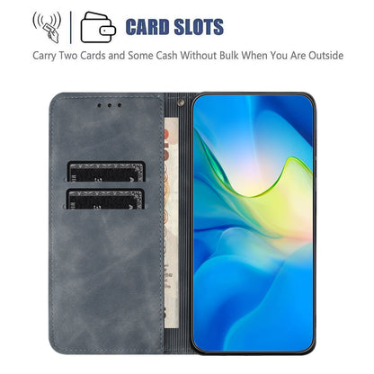 ELECTROPRIME For iPhone 15 Ethnic Embossed Adsorption Leather Phone Case(Grey)