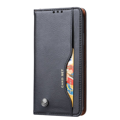 ELECTROPRIME For iPhone 15 Knead Skin Texture Flip Leather Phone Case(Black)
