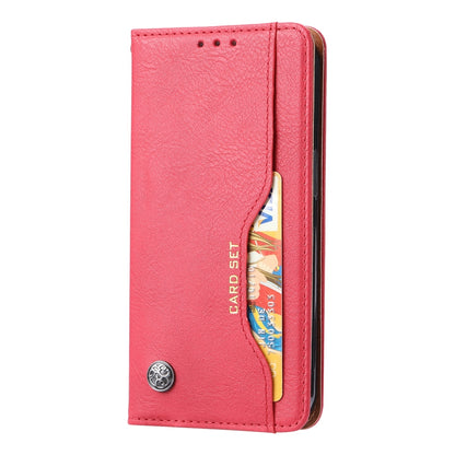 ELECTROPRIME For iPhone 15 Knead Skin Texture Flip Leather Phone Case(Red)