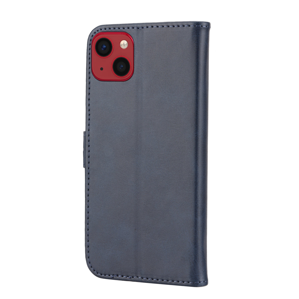 ELECTROPRIME For iPhone 15 Embossed Happy Cat Pattern Flip Leather Phone Case(Blue)