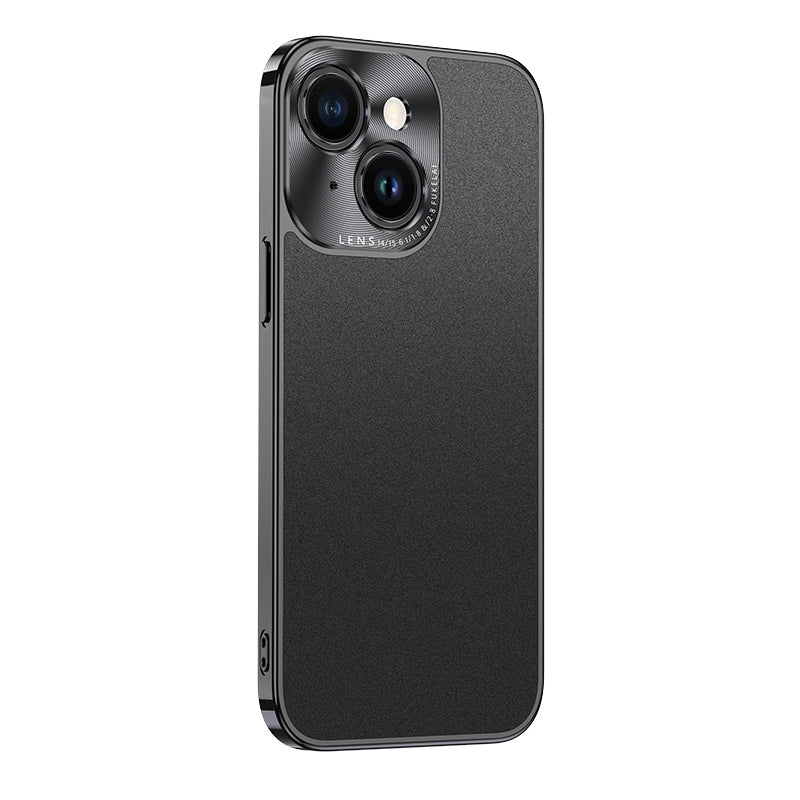 ELECTROPRIME For iPhone 15 Starshine Frosted Series Airbag Shockproof Phone Case(Black)