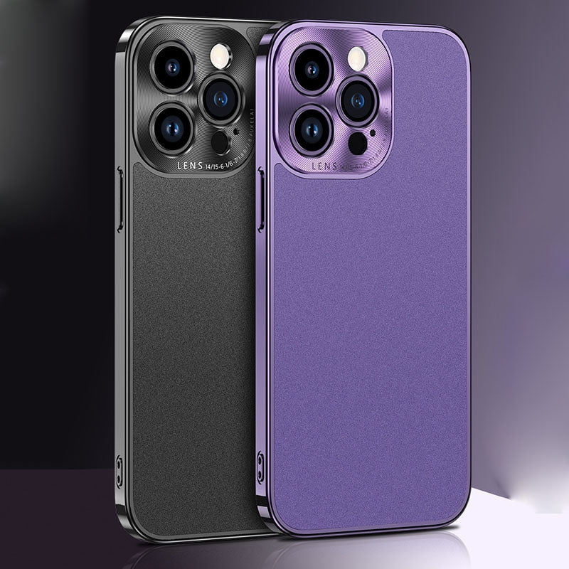 ELECTROPRIME For iPhone 15 Starshine Frosted Series Airbag Shockproof Phone Case(Black)