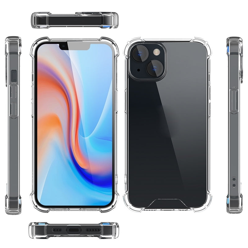 ELECTROPRIME For iPhone 15 Plus Four-corner Airbag Anti-fall Phone Case(Transparent)