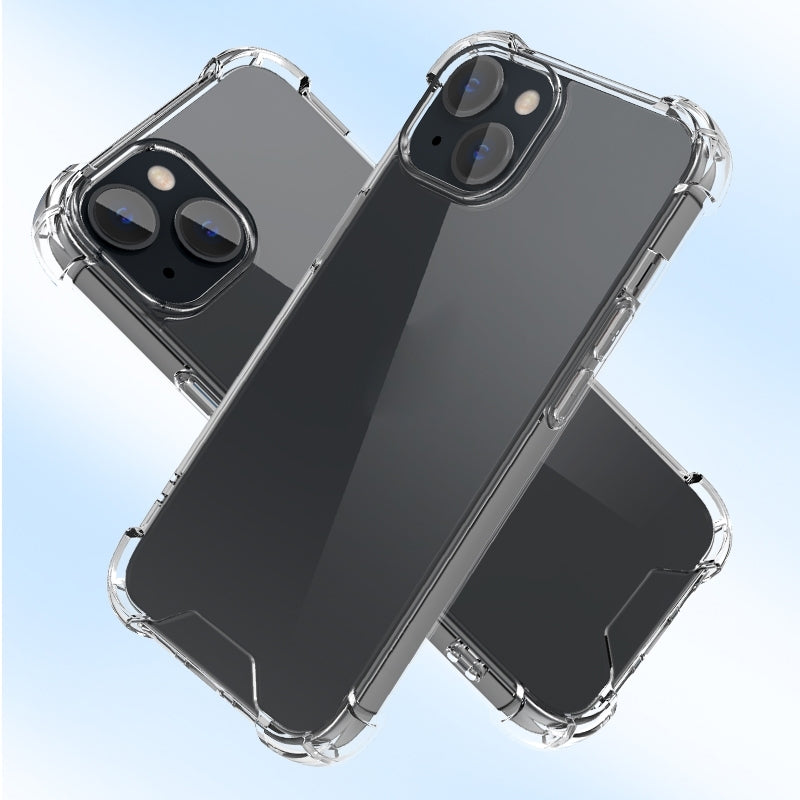 ELECTROPRIME For iPhone 15 Plus Four-corner Airbag Anti-fall Phone Case(Transparent)