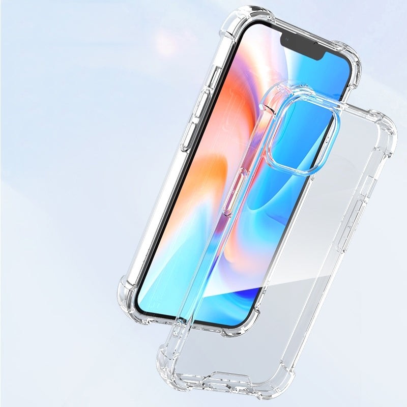 ELECTROPRIME For iPhone 15 Plus Four-corner Airbag Anti-fall Phone Case(Transparent)