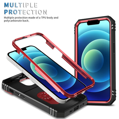 ELECTROPRIME For iPhone 15 Sliding Camshield Holder Phone Case(Red+Black)