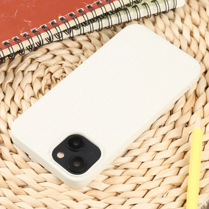 ELECTROPRIME For iPhone 15 Weave Texture Silicone Phone Case(White)