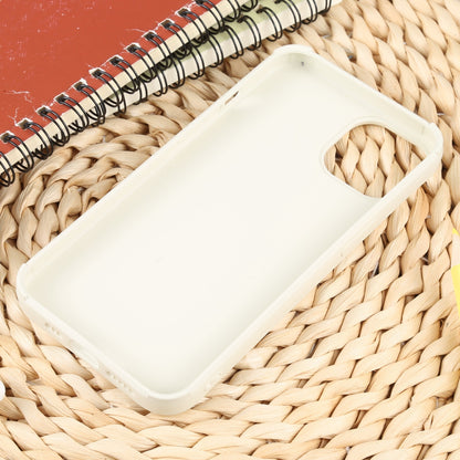 ELECTROPRIME For iPhone 15 Weave Texture Silicone Phone Case(White)