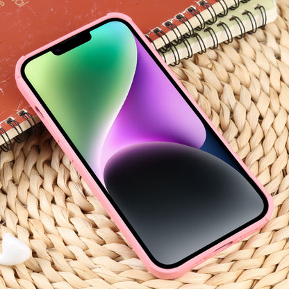 ELECTROPRIME For iPhone 15 Weave Texture Silicone Phone Case(Pink)