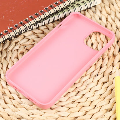 ELECTROPRIME For iPhone 15 Weave Texture Silicone Phone Case(Pink)