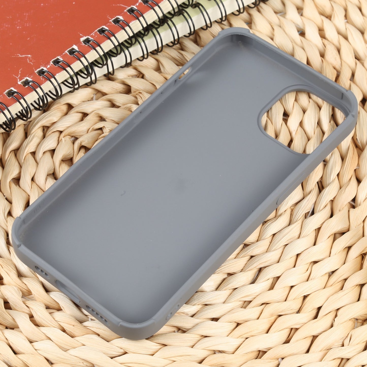 ELECTROPRIME For iPhone 15 Weave Texture Silicone Phone Case(Grey)