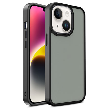 ELECTROPRIME For iPhone 15 Shield Skin Feel PC + TPU Phone Case(Black)