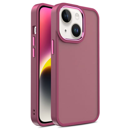 ELECTROPRIME For iPhone 15 Shield Skin Feel PC + TPU Phone Case(Red)