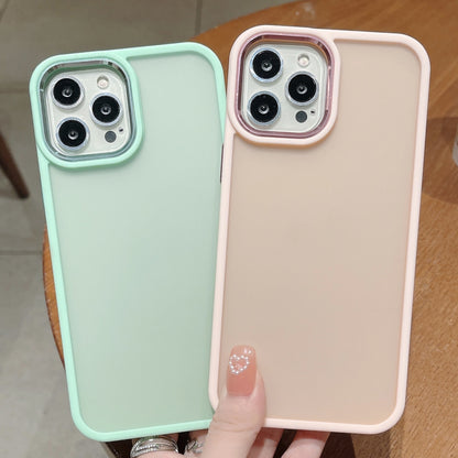 ELECTROPRIME For iPhone 15 Shield Skin Feel PC + TPU Phone Case(Dark Green)