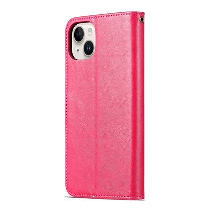 ELECTROPRIME For iPhone 15 AZNS Sheepskin Texture Flip Leather Phone Case(Red)