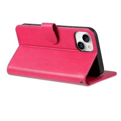ELECTROPRIME For iPhone 15 AZNS Sheepskin Texture Flip Leather Phone Case(Red)