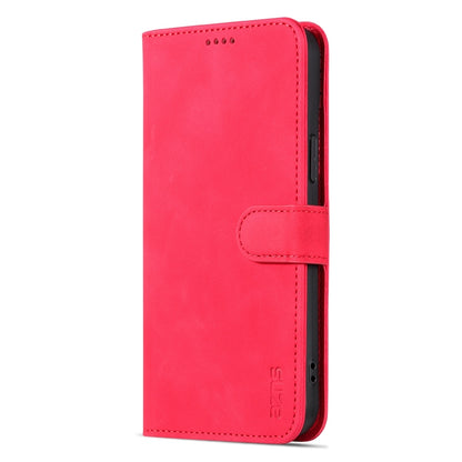 ELECTROPRIME For iPhone 15 AZNS Skin Feel Calf Texture Flip Leather Phone Case(Red)