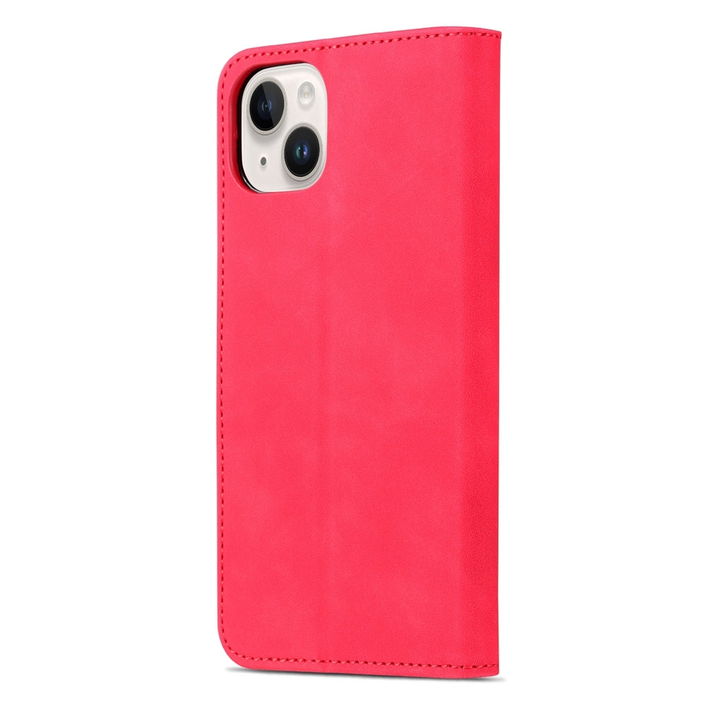 ELECTROPRIME For iPhone 15 AZNS Skin Feel Calf Texture Flip Leather Phone Case(Red)