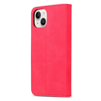 ELECTROPRIME For iPhone 15 AZNS Skin Feel Calf Texture Flip Leather Phone Case(Red)