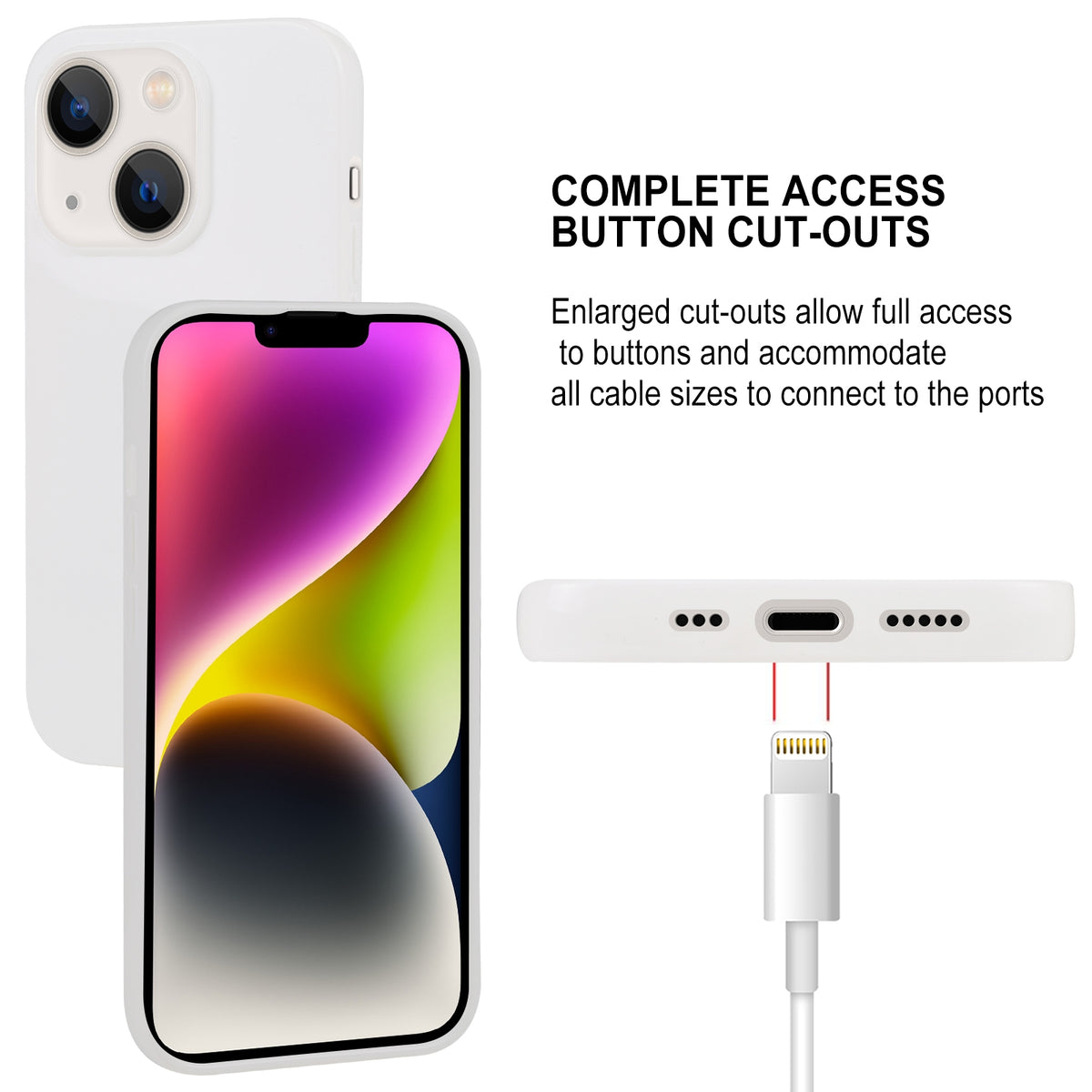 ELECTROPRIME For iPhone 15 Plus GOOSPERY PEARL JELLY Shockproof TPU Phone Case(White)