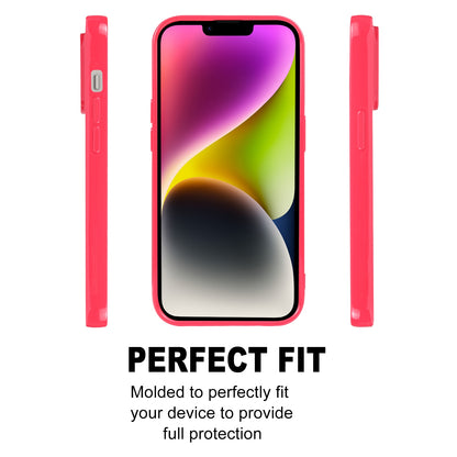 ELECTROPRIME For iPhone 15 GOOSPERY PEARL JELLY Shockproof TPU Phone Case(Rose Red)