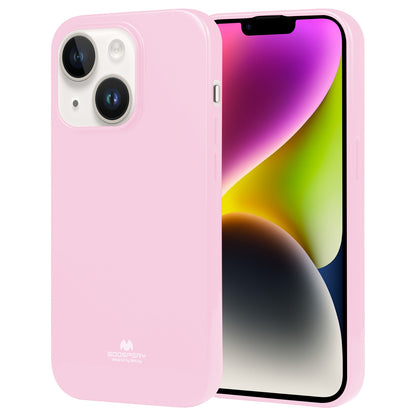 ELECTROPRIME For iPhone 15 GOOSPERY PEARL JELLY Shockproof TPU Phone Case(Pink)