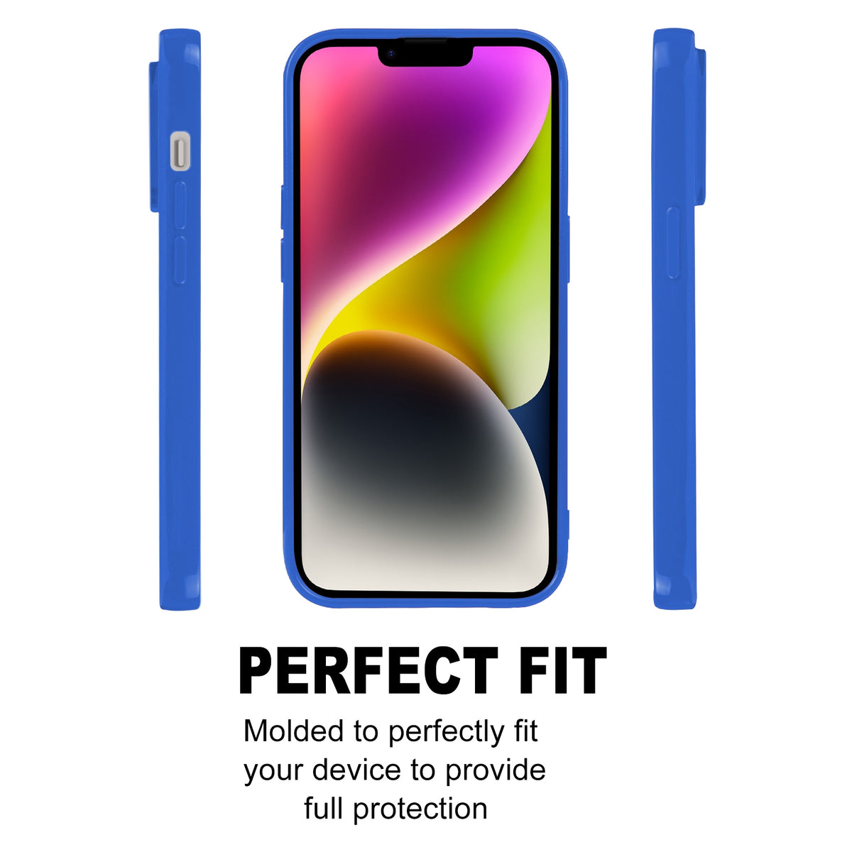 ELECTROPRIME For iPhone 15 GOOSPERY PEARL JELLY Shockproof TPU Phone Case(Royal Blue)