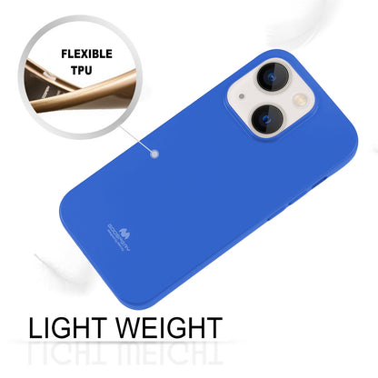 ELECTROPRIME For iPhone 15 GOOSPERY PEARL JELLY Shockproof TPU Phone Case(Royal Blue)
