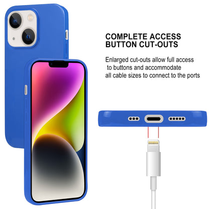 ELECTROPRIME For iPhone 15 GOOSPERY PEARL JELLY Shockproof TPU Phone Case(Royal Blue)