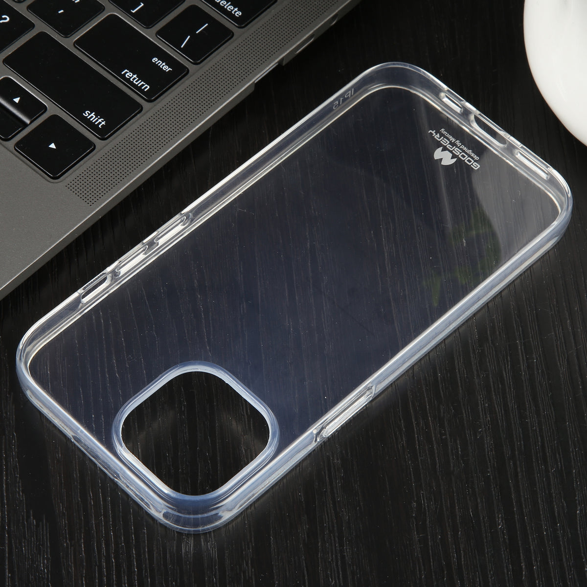 ELECTROPRIME For iPhone 15 Plus GOOSPERY CLEAR JELLY Transparent TPU Soft Phone Case