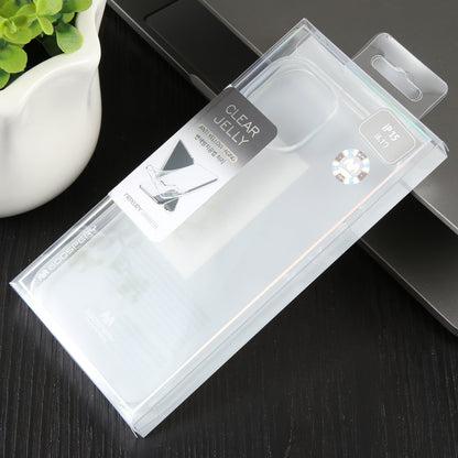 ELECTROPRIME For iPhone 15 Plus GOOSPERY CLEAR JELLY Transparent TPU Soft Phone Case