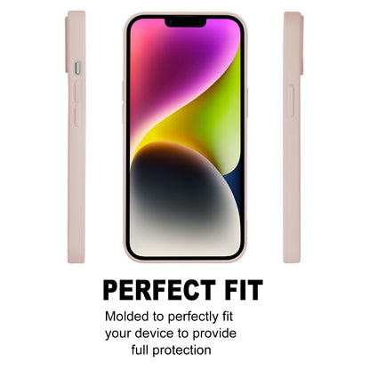 ELECTROPRIME For iPhone 15 Plus GOOSPERY SOFT FEELING Liquid TPU Soft Phone Case(Apricot)