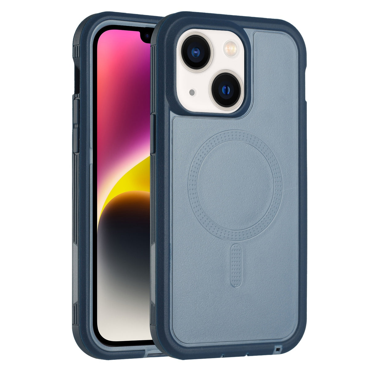 ELECTROPRIME For iPhone 15 Defender Series XT MagSafe Magnetic PC + TPU Shockproof Phone Case(Blue)