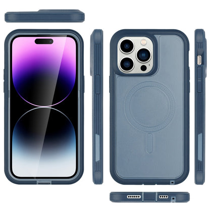 ELECTROPRIME For iPhone 15 Defender Series XT MagSafe Magnetic PC + TPU Shockproof Phone Case(Blue)