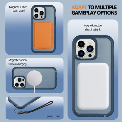 ELECTROPRIME For iPhone 15 Defender Series XT MagSafe Magnetic PC + TPU Shockproof Phone Case(Blue)