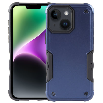 ELECTROPRIME For iPhone 15 Non-slip Shockproof Armor Phone Case(Blue)