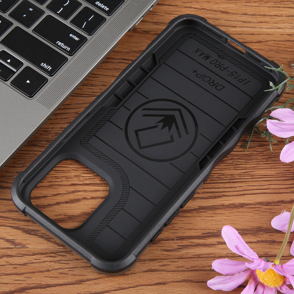 ELECTROPRIME For iPhone 15 Non-slip Shockproof Armor Phone Case(Green)