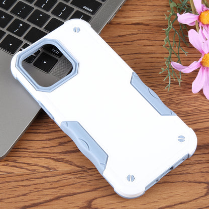 ELECTROPRIME For iPhone 15 Non-slip Shockproof Armor Phone Case(White)