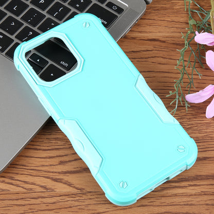 ELECTROPRIME For iPhone 15 Non-slip Shockproof Armor Phone Case(Mint Green)
