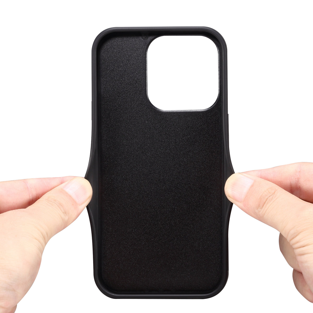ELECTROPRIME For iPhone 15 Denior PU Dual Card Slot Back Cover Phone Case(Blue)