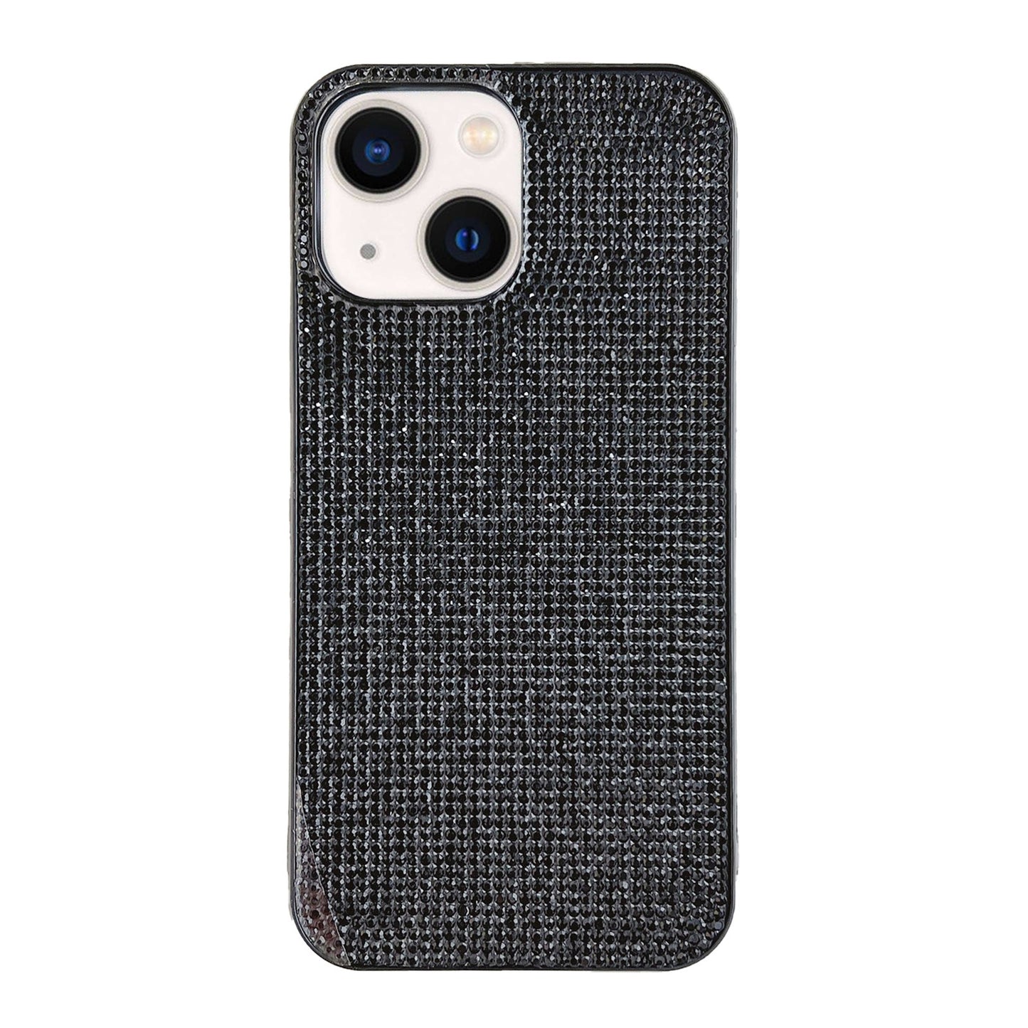 ELECTROPRIME For iPhone 15 Solid Color Diamond TPU Phone Case(Black)