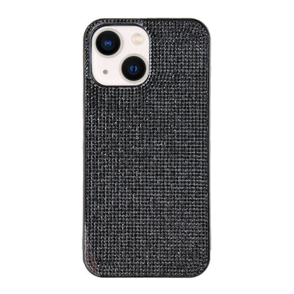 ELECTROPRIME For iPhone 15 Solid Color Diamond TPU Phone Case(Black)