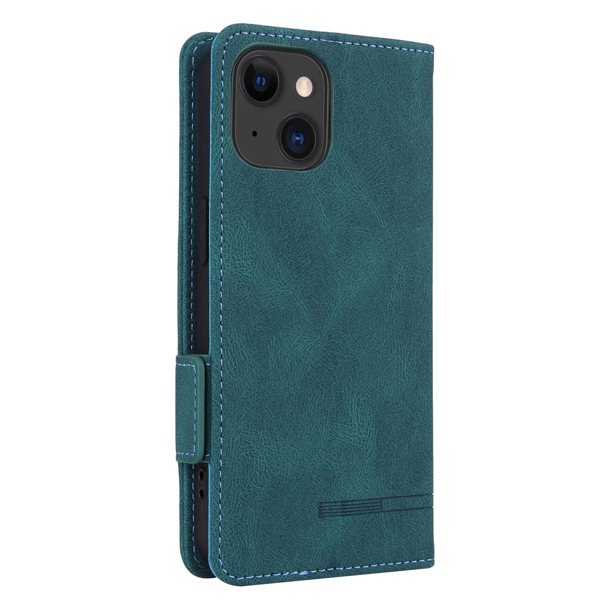 ELECTROPRIME For iPhone 15 Magnetic Clasp Leather Phone Case(Green)
