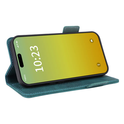 ELECTROPRIME For iPhone 15 Magnetic Clasp Leather Phone Case(Green)