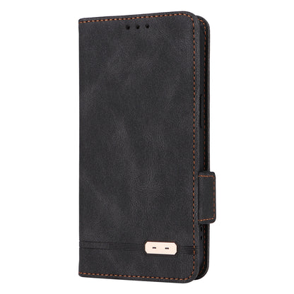 ELECTROPRIME For iPhone 15 Magnetic Clasp Leather Phone Case(Black)
