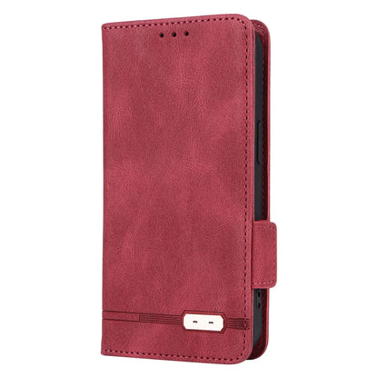 ELECTROPRIME For iPhone 15 Magnetic Clasp Leather Phone Case(Red)