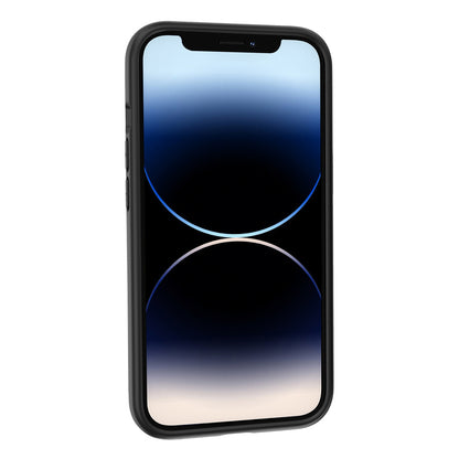 ELECTROPRIME For iPhone 15 Rubber Oil Surface Solid Color Phone Case(Black)