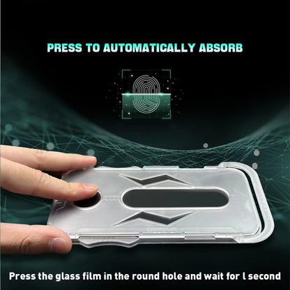 ELECTROPRIME For iPhone 15 Plus Easy Install 28 Degree Privacy Armor Tempered Glass Film